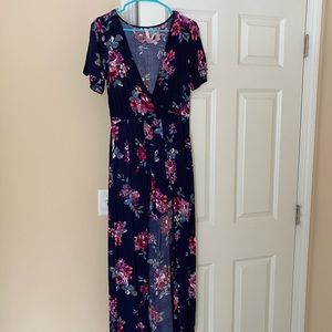 Xhilaration Floral Maxi Romper